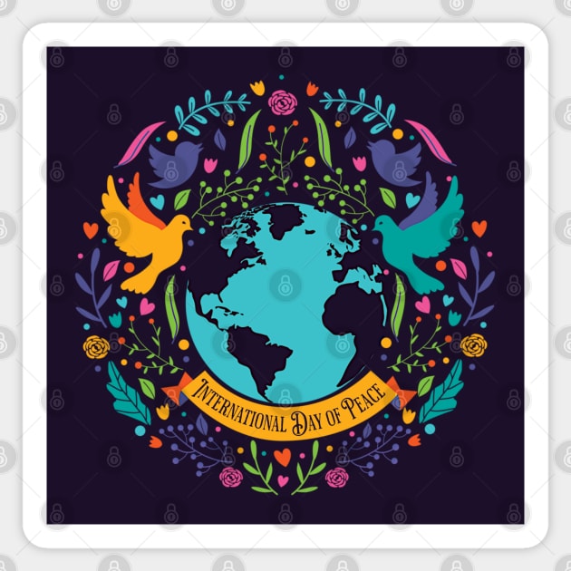 International Day of Peace Sticker by HolidayBug